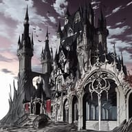an example of an image generated in MidJourney using the prompt with the --sref 746405411, ranked 18th among the user favorites on this website.