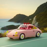 an example of an 3D style image generated in MidJourney using the prompt with the --sref 805015033, ranked 29th among the user favorites on this website.