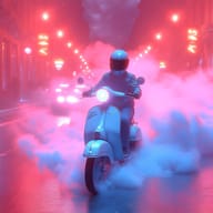 an example of an image generated in MidJourney using the prompt with the --sref 826704990, ranked 11th among the user favorites on this website.
