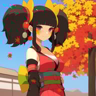an example of an 2D style image generated in MidJourney using the prompt with the --sref 886298233, ranked 30th among the user favorites on this website.