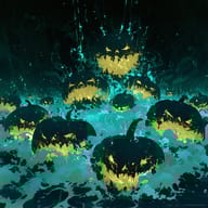an example of an image generated in MidJourney using the prompt with the --sref 914895812, ranked 5th among the user favorites on this website.