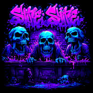 an example of an Purple style image generated in MidJourney using the prompt with the --sref 941361311, ranked 16th among the user favorites on this website.