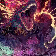 an example of an image generated in MidJourney using the prompt with the --sref 943201857, ranked 18th among the user favorites on this website.