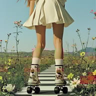 an example of an image generated in MidJourney using the prompt with the --sref 95777124, ranked 8th among the user favorites on this website.