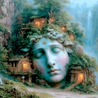 an example of an image generated in MidJourney using the prompt with the --sref 99081253, ranked 12th among the user favorites on this website.